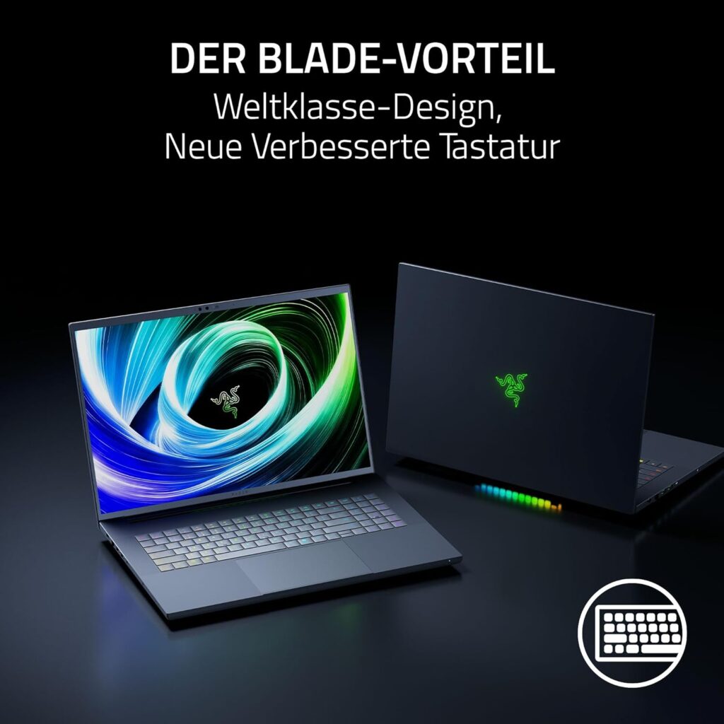 Gaming Notebook mit Nvidia RTX 5090 - Razer Blade 18 4 razer blade 18 5