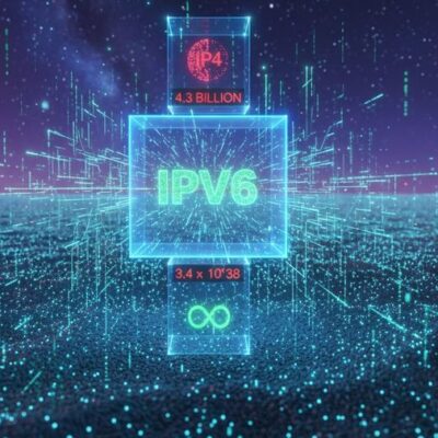 IPv4 und IPv6 Sandkorn-gigant im Netz der Zukunft