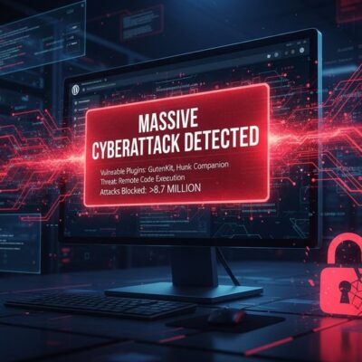 Massiver Cyberangriff auf WordPress-Websites Alte Plugins öffnen Tür für Remote Code Execution