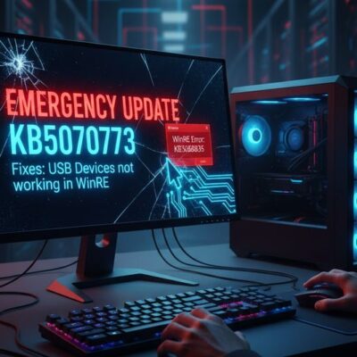 Windows 11 Update KB5070773 Notfallpatch für WinRE-Fehler