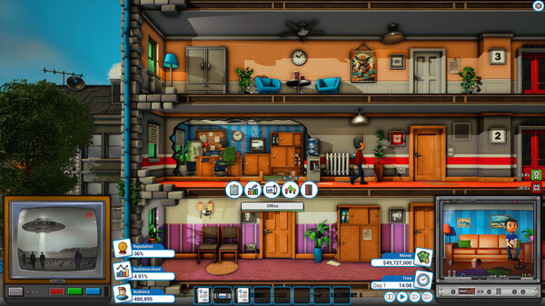Mad Television Tycoon — Release, Gameplay, Ausblick 1 mad television tycoon